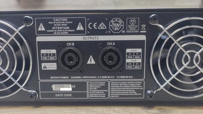 Behringer NX6000D Digital-Endstufe 6000W PA-Verstärker DSP Class D 2-Kanal