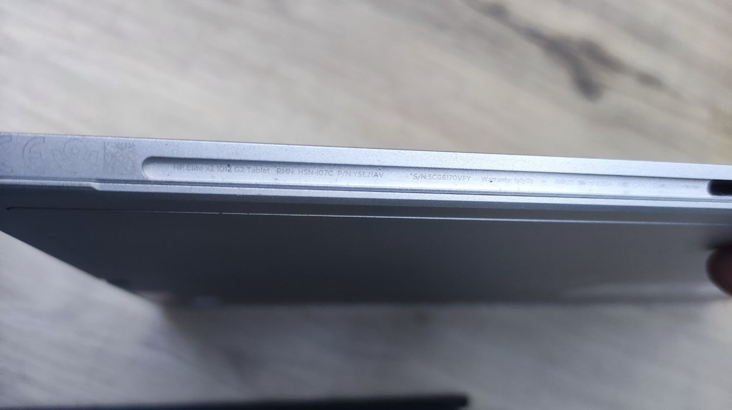 HP Elite X2 1012 G2 Tablet 2-in-1 Touch 12.3" 2736x1824 i5-7300U 8GB 256GB WiFi