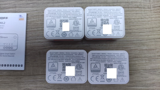 SONOFF ZBMINIL2 Zigbee Smart Schalter, 4 Stück, I40821