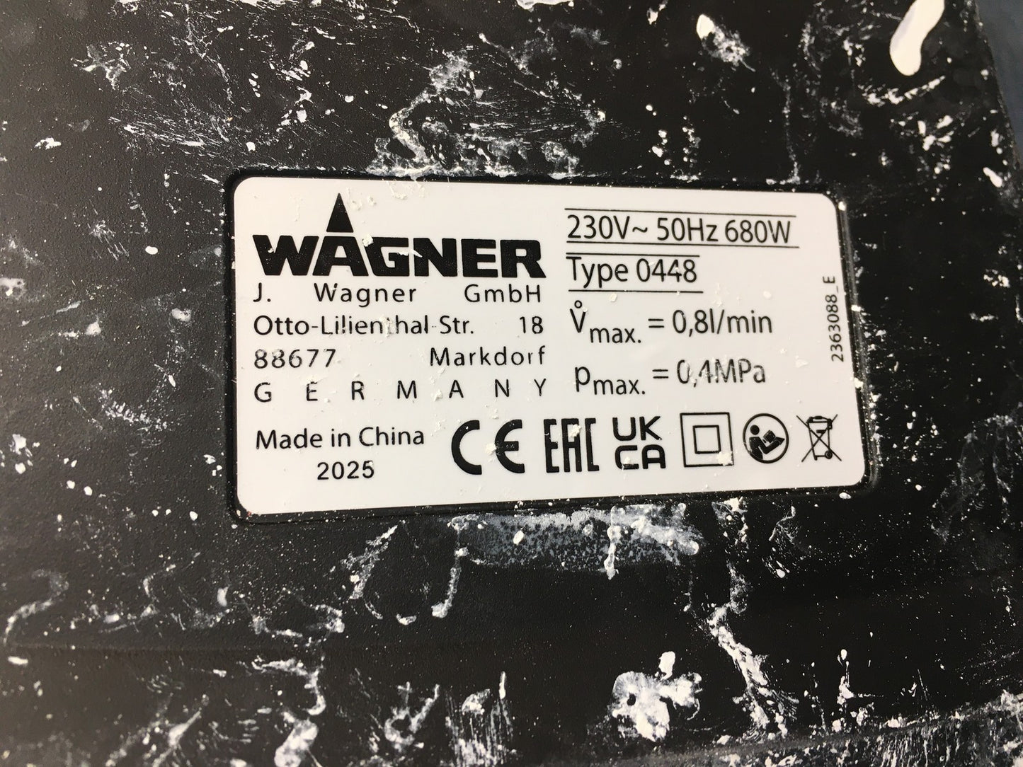 Wagner W950 FLEXiO Farbsprühsystem Universal-Sprühsystem 800 ml, I37267