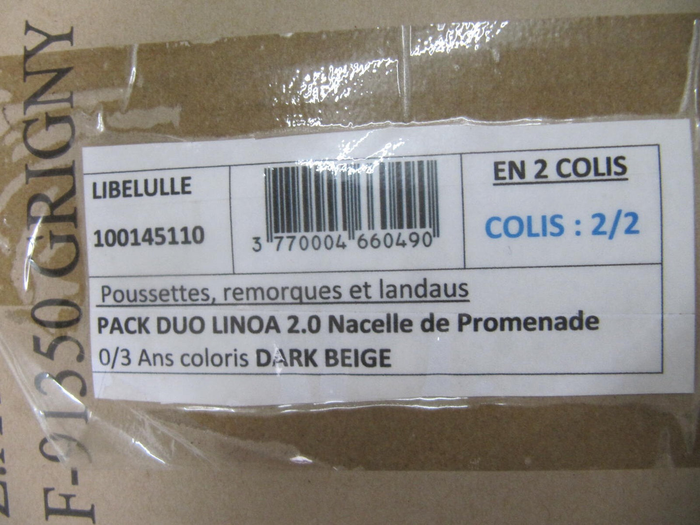 LIBELULLE LINOA 2.0 Babyschale beige, I04299