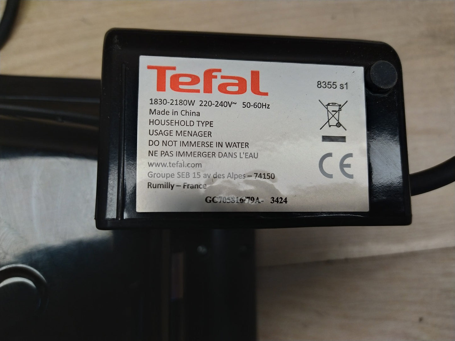Tefal OptiGrill Kontaktgrill GC705816, 6 automatische Programme, I36406