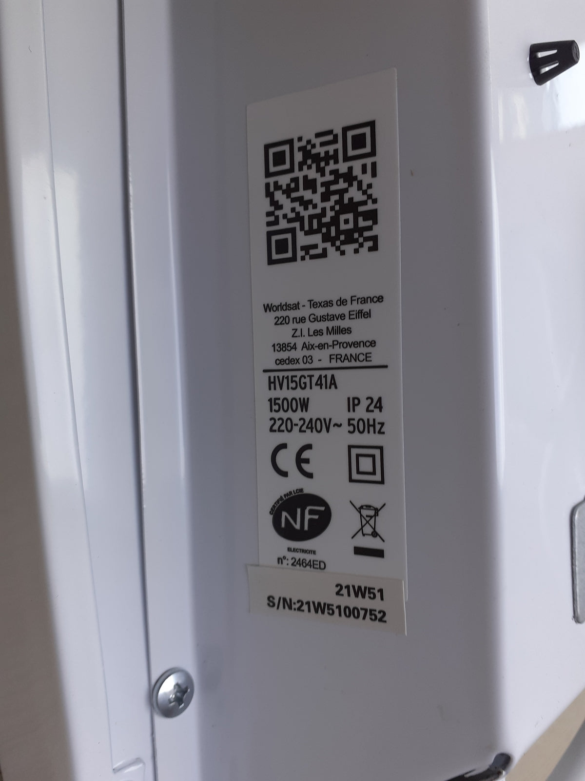 Carrera 49699 Heizkörper, Keramik LCD 1500 W, I24253