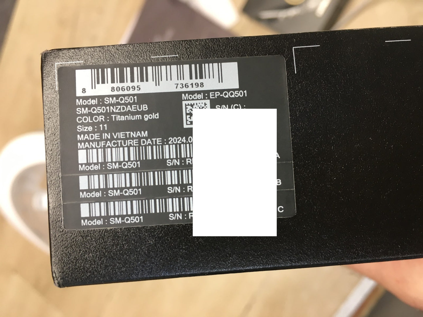 Samsung Galaxy Ring Smart Ring SM-Q501, Gr. 11, Titan Gold, I39079