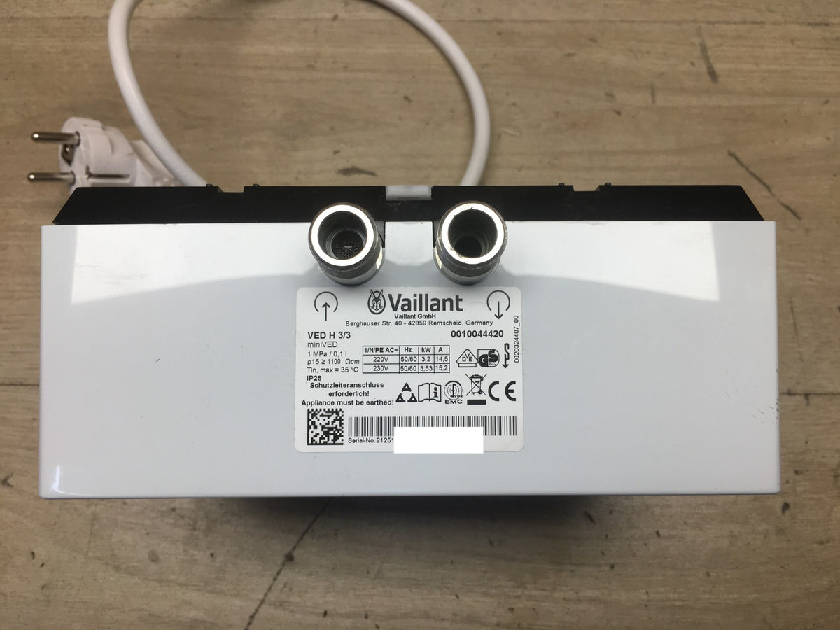 Vaillant Elektro-Durchlauferhitzer miniVED H 3/3 (0010044420), EEK: A, I41007