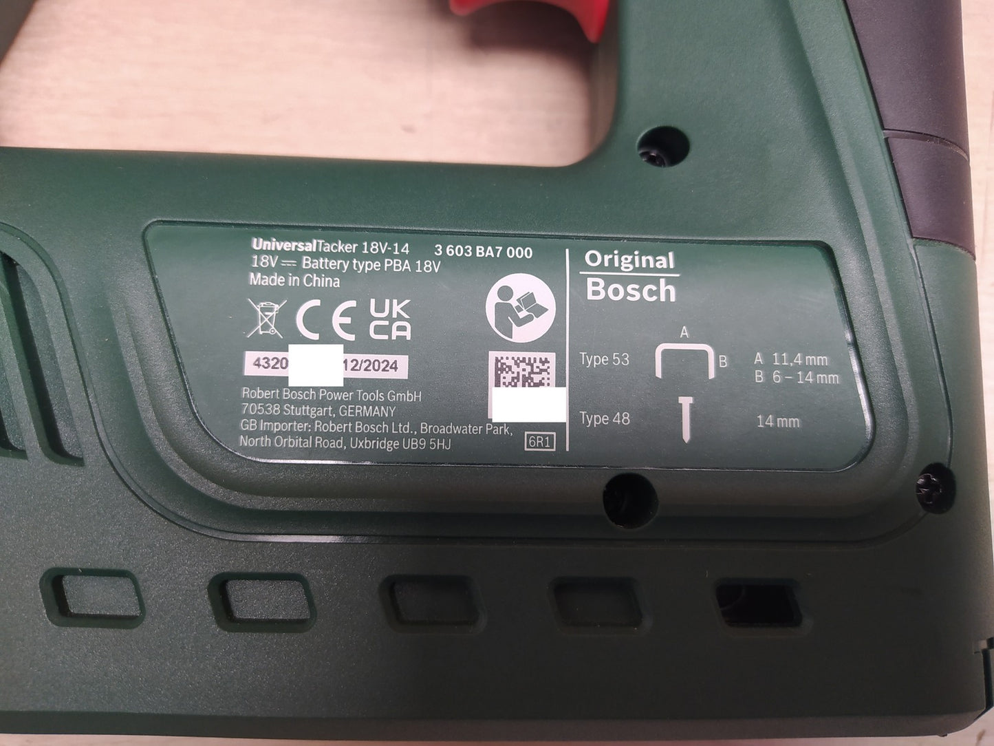 Bosch Akku-Tacker UniversalTacker 18V-14 Solo, I37909