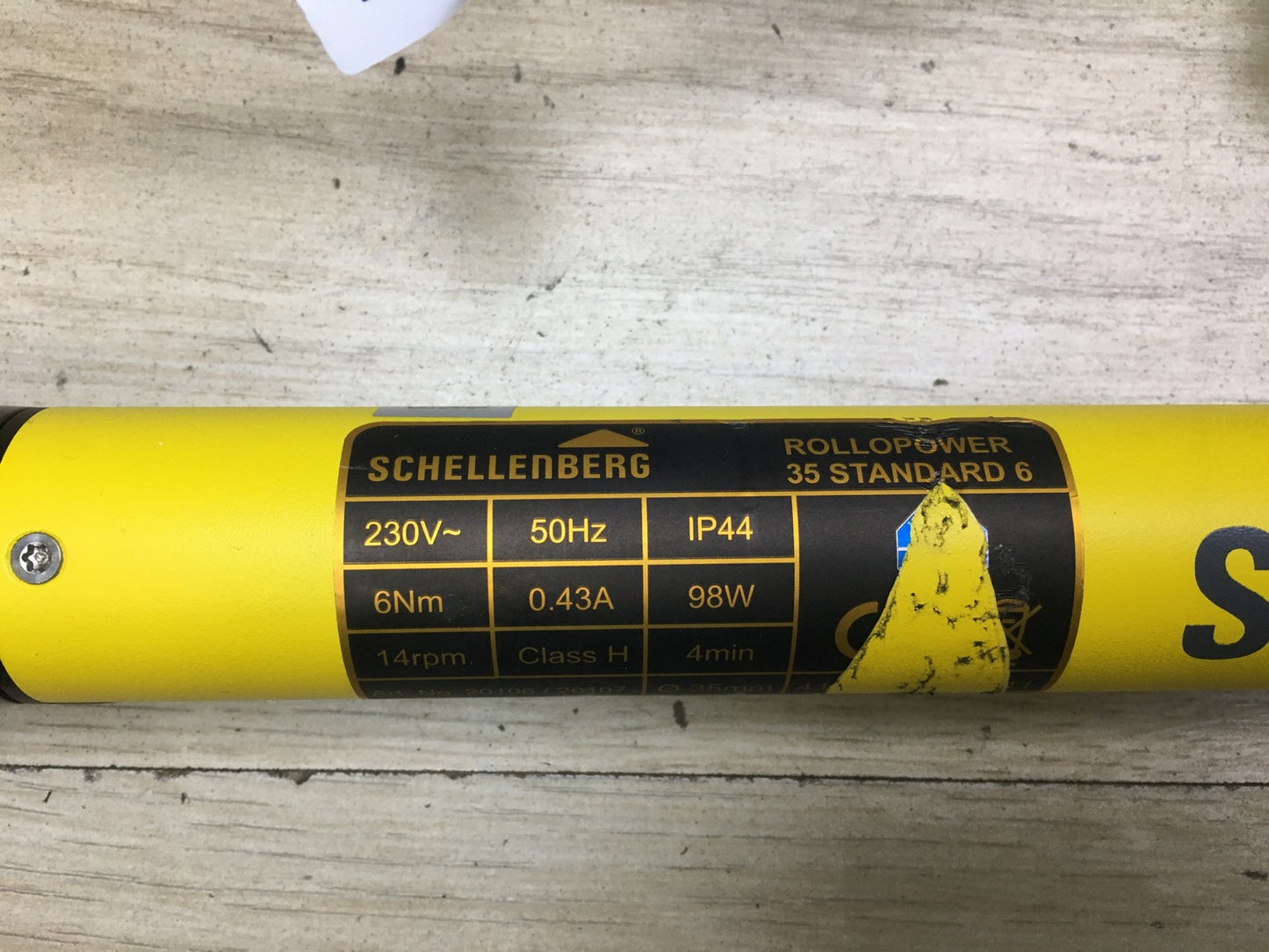 Schellenberg 20106 Rohrmotor 35 Standard 6 Nm, I34485