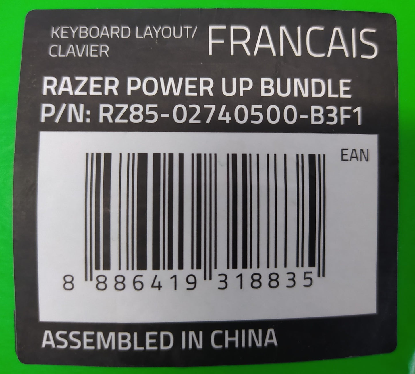 Razer Power Up Bundle Esports-Spielset, schwarz, I36702