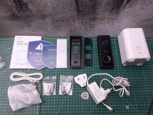 Eufy Security 2K HD Video-Türklingel mit HomeBase E82101W4, I16298