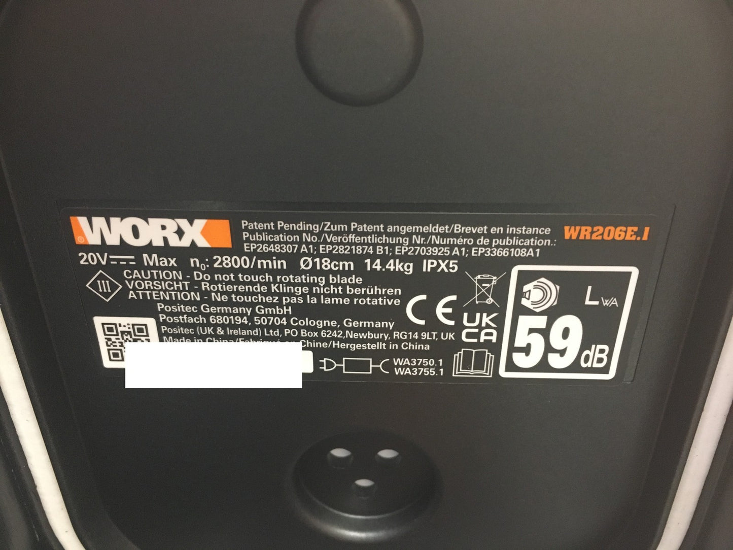WORX Landroid Vision M600 Mähroboter ohne Begrenzungskabel WR206E.1 I38269