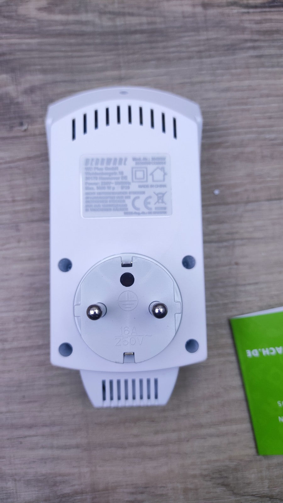 BearWare WDP 304968 Wifi Thermostat Steckdose, I36375