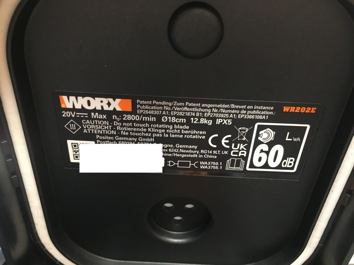 WORX Landroid Vision S250 Mähroboter ohne Begrenzungskabel WR202E, I39198