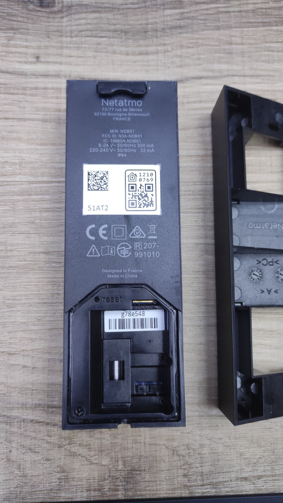 Netatmo Smarte Video-Türklingel mit Kamera, WLAN, 2-Wege-Audio, I34798