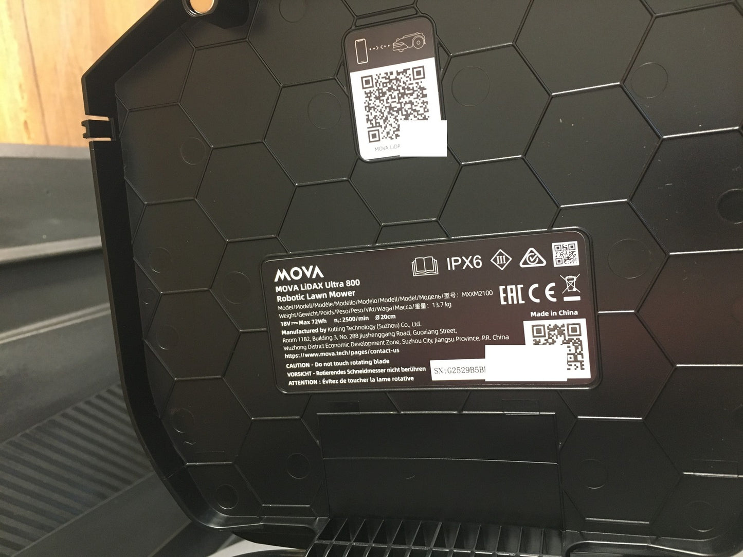 MOVA LiDAX Ultra 800 Mähroboter ohne Begrenzungskabel (MXXM2100), I38324