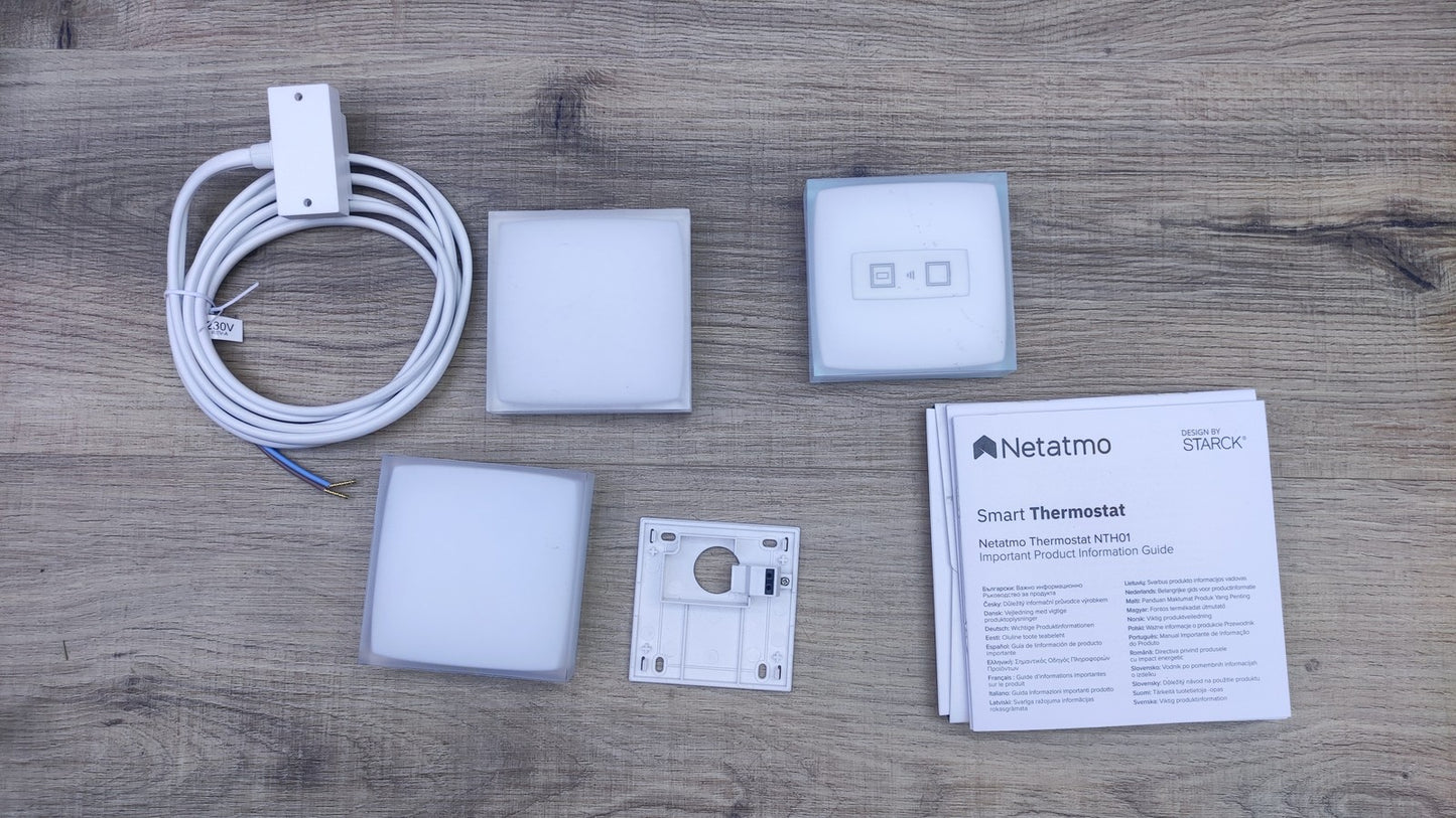Netatmo NTH01 Intelligenter Thermostat für individuellen Kessel, I36255
