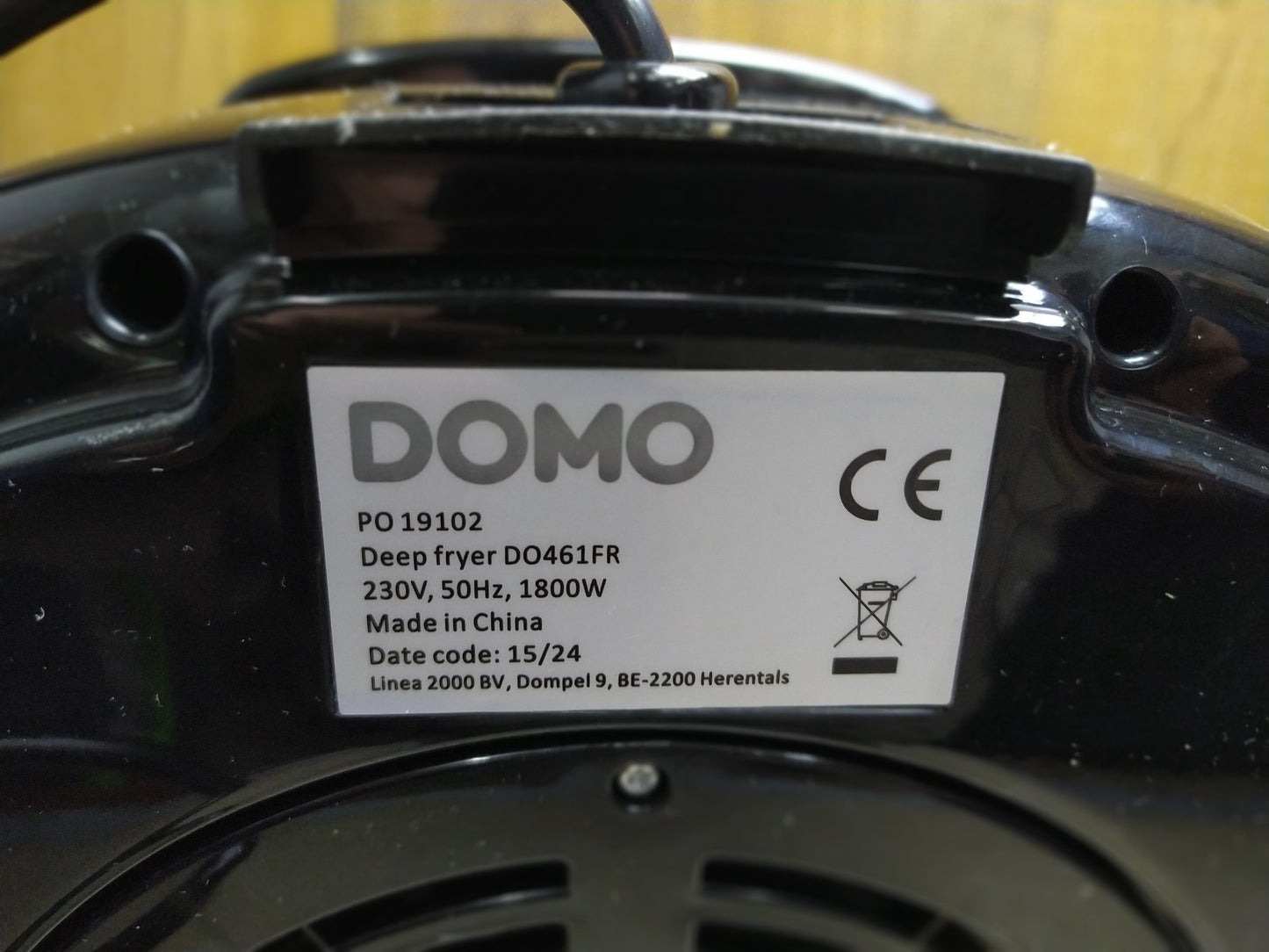 DOMO DO461FR Fritteuse 2,5 L, mit Sichtfenster, 1800 W, I35616