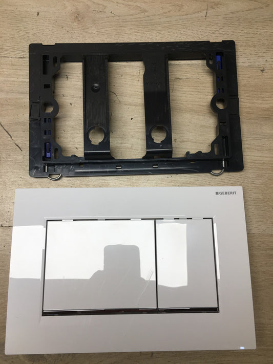 Geberit 115883KJ1 Betätigungsplatte SIGMA30 weiß, 2-Mengen-Spülung, I37449