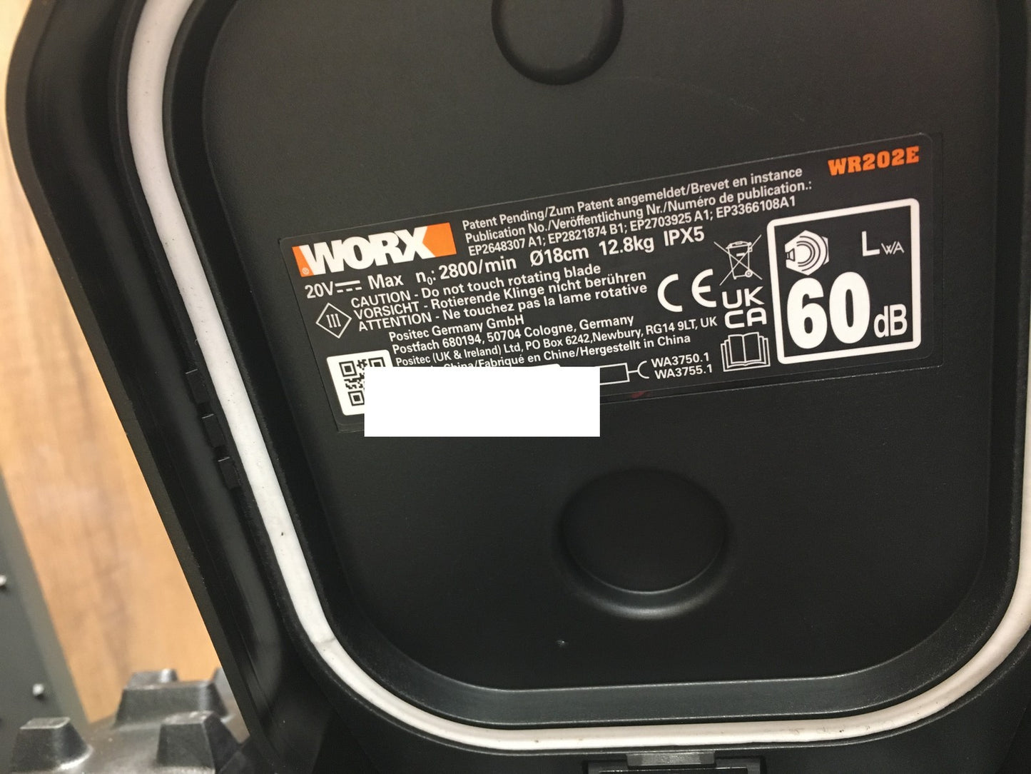WORX Landroid Vision S250 Mähroboter ohne Begrenzungskabel WR202E, I38403