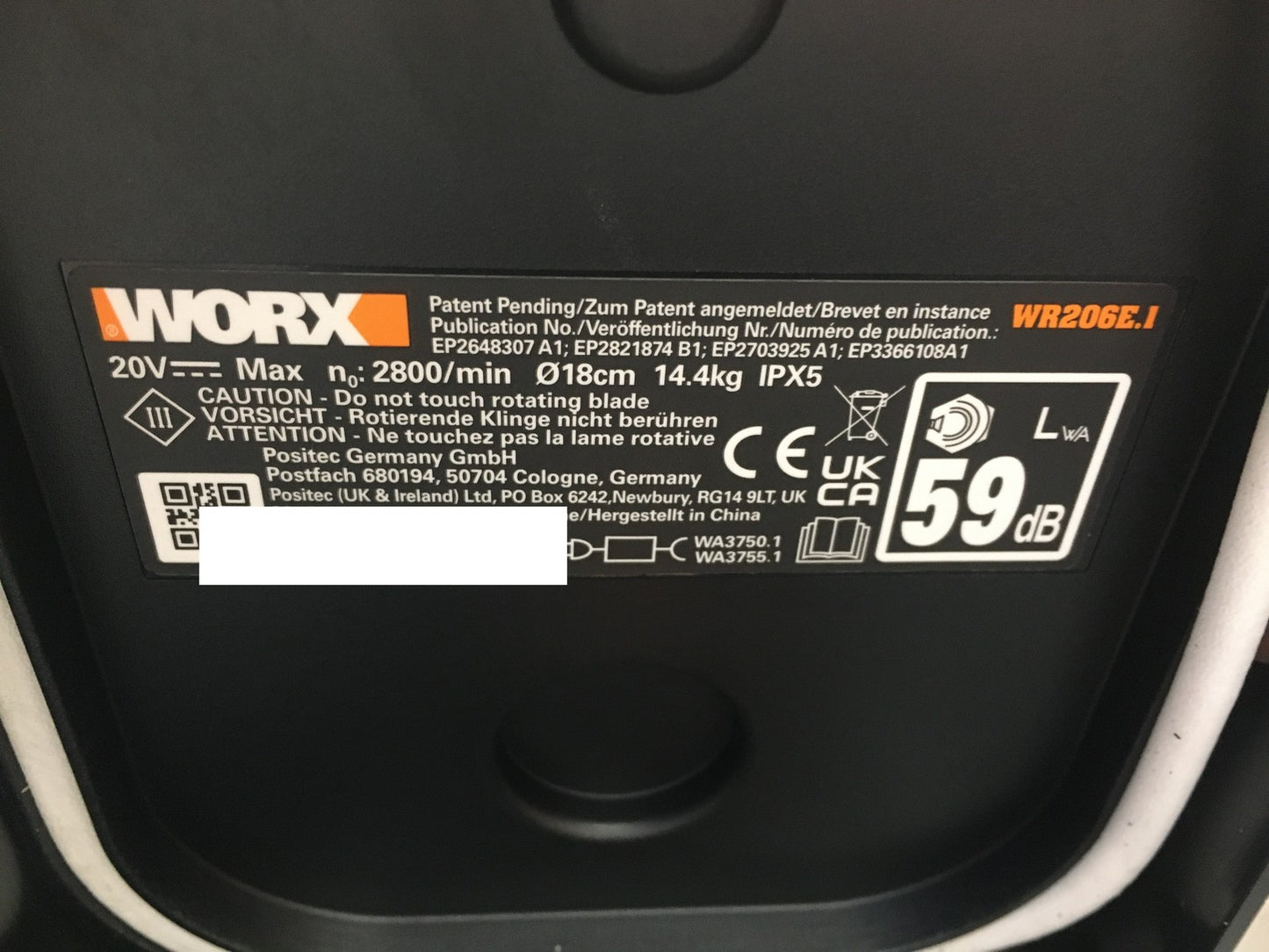WORX Landroid Vision M600 Mähroboter ohne Begrenzungskabel WR206E.1 I38363