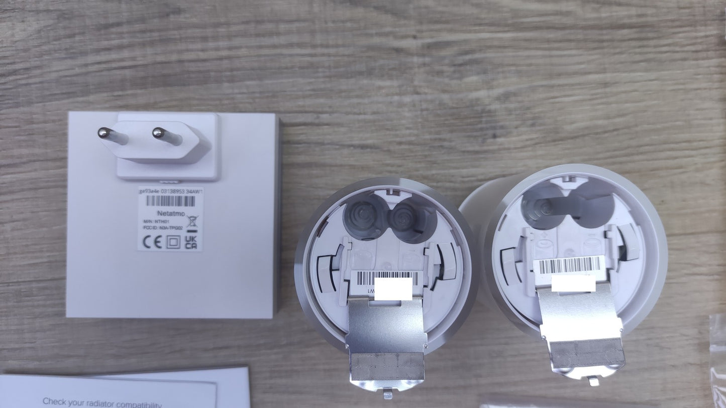 Netatmo NVP-AMZ Smart WiFi Starter Pack, Heizung Starter Kit, I38964