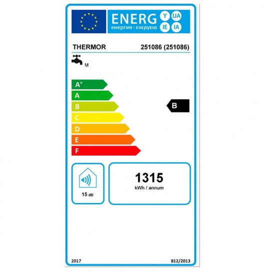 THERMOR Ceramic Elektrischer Warmwasserbereiter (251086) 75L 1800W EEK:B I40795