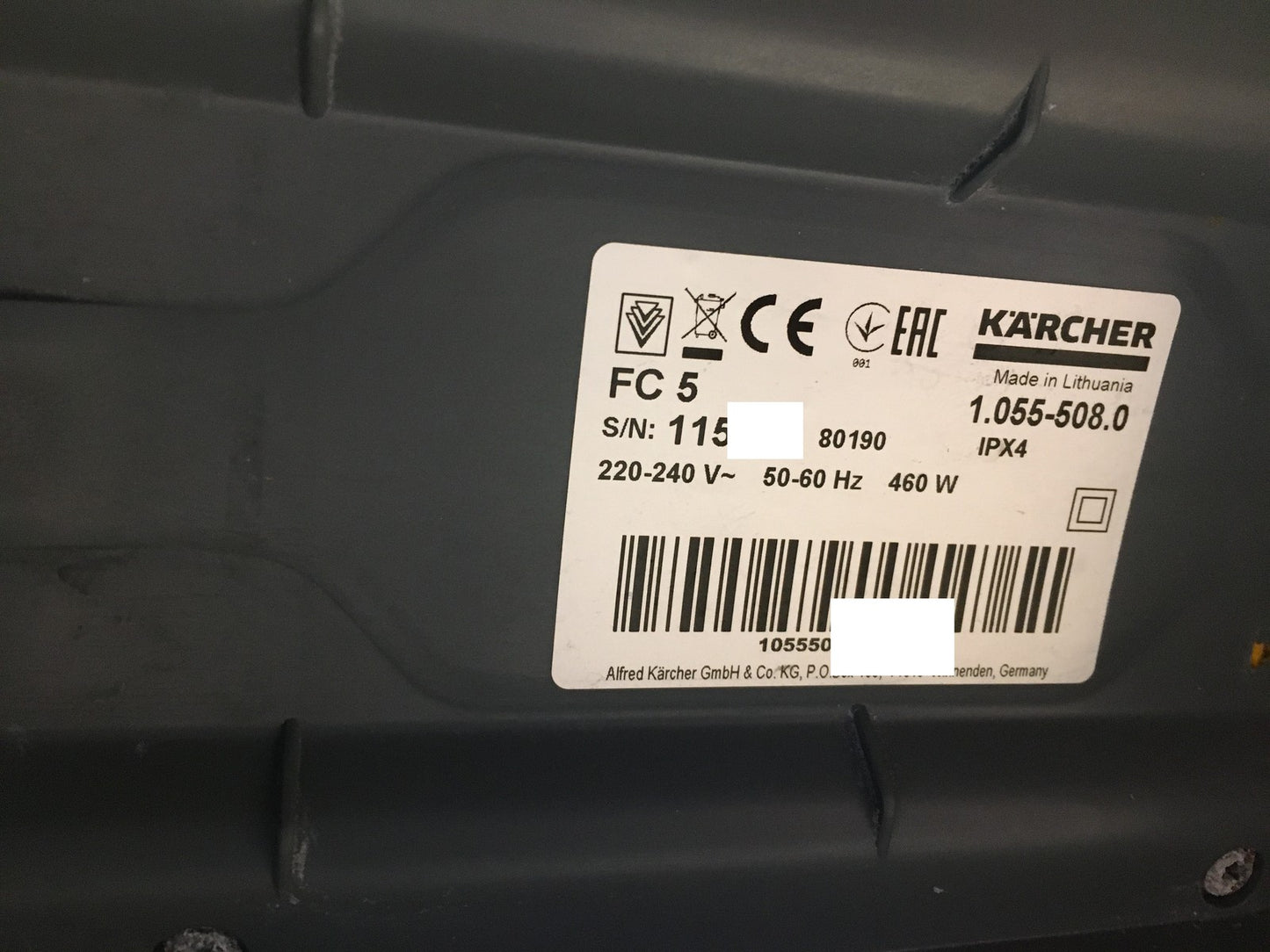 Kärcher FC 5 gelb Hartbodenreiniger (1.055-508.0), I36340