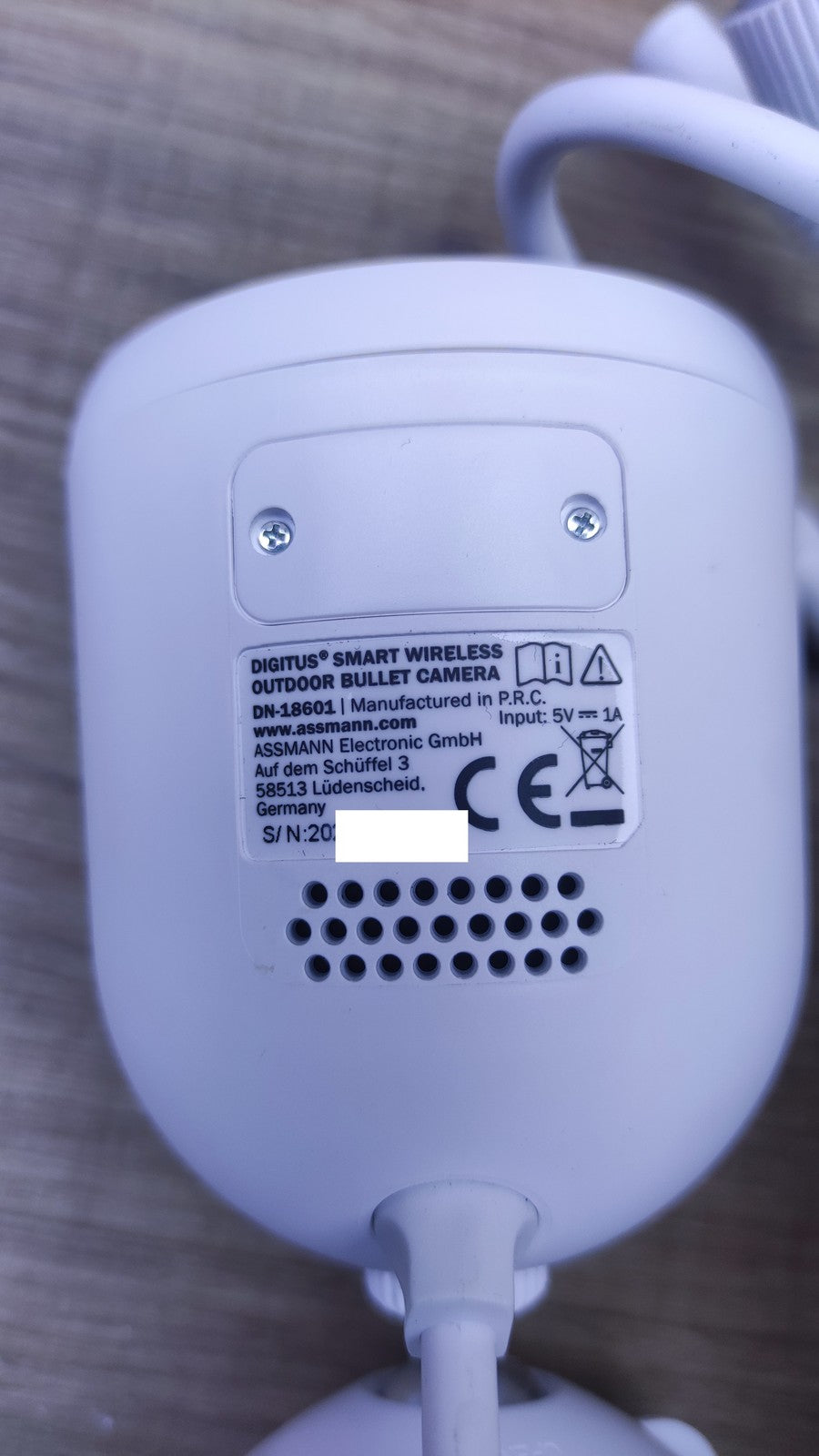 Digitus DN-18601 Überwachungskamera aussen, weiß, I36386