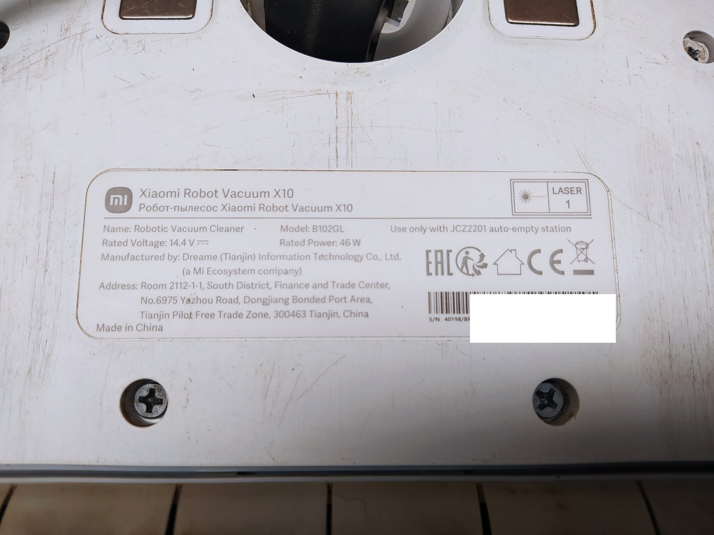 Xiaomi X10 Saugroboter mit Wischfunktion B102GL, I36250