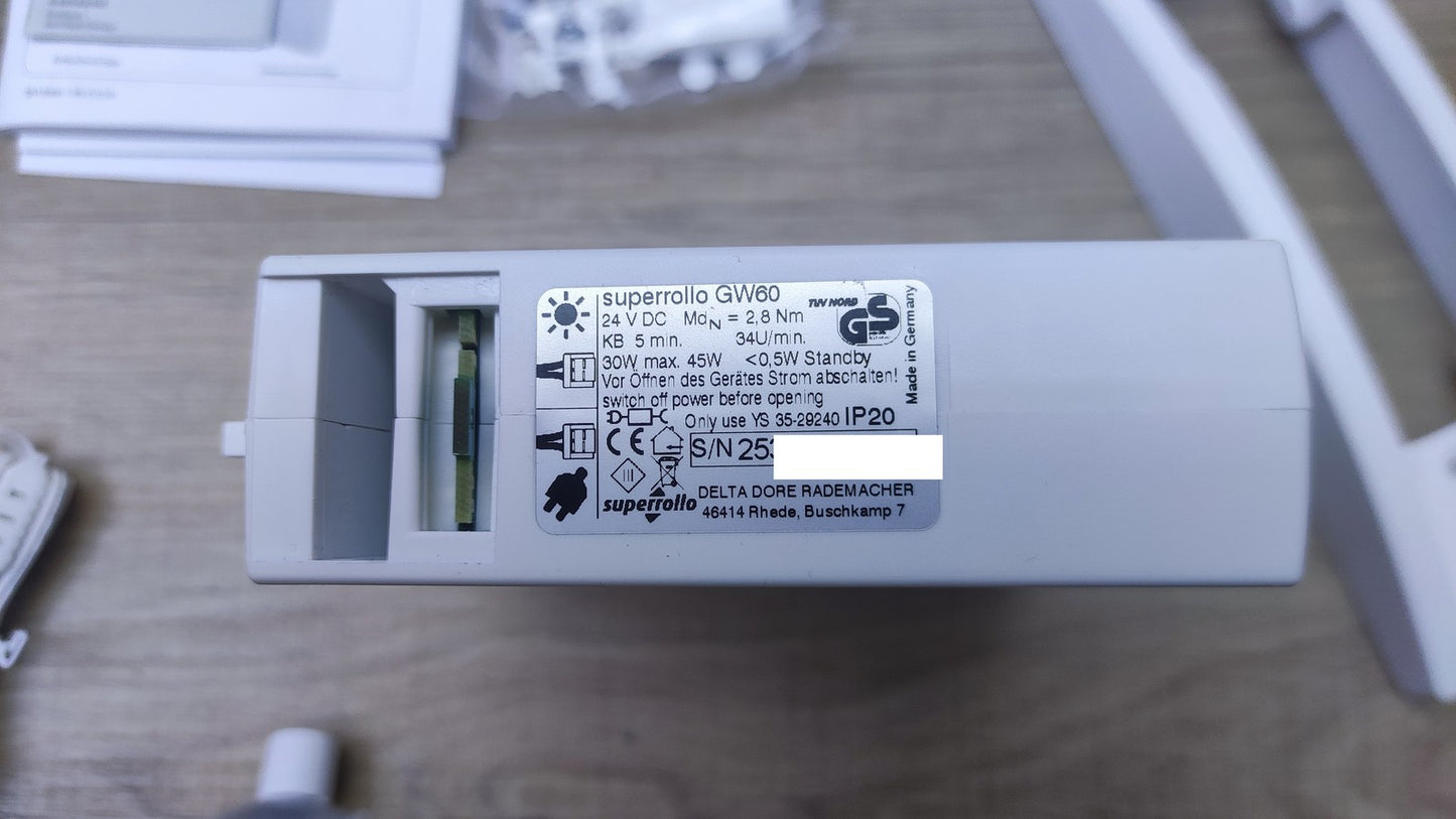 Superrollo GW60 elektrischer Universal-Gurtwickler, weiß, I38143