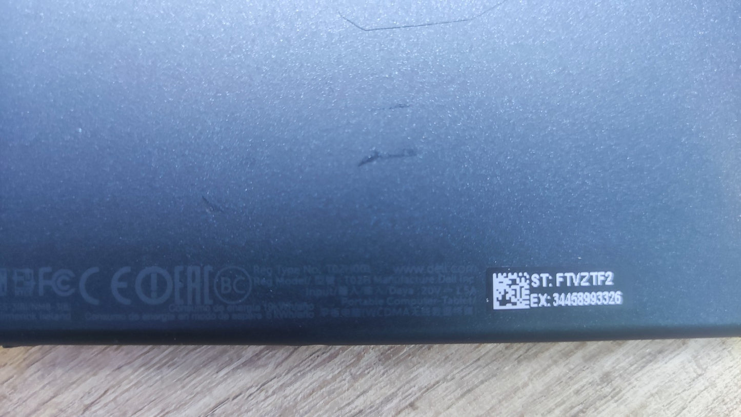 Dell Latitude 12 7275 Tablet 12.5" FHD Core m5-6Y57 8GB 256GB Thunderbolt USB-C