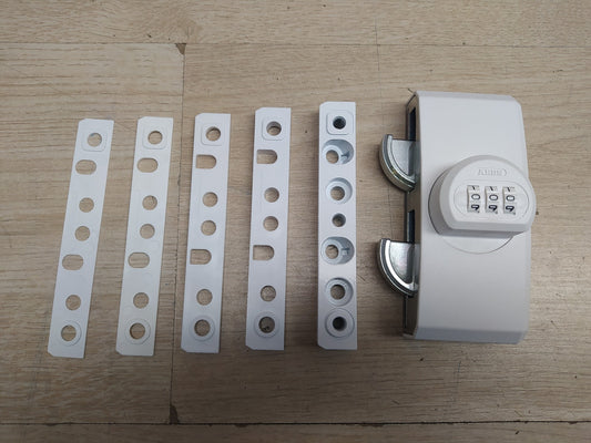ABUS Fenster-Zusatzsicherung FTS106, Fensterschloss mit Zahlencode, I37227