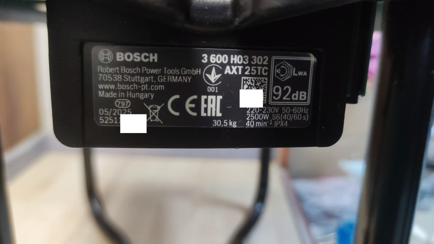 Bosch Elektro-Häcksler AXT 25 TC, 2.500 W, I38030