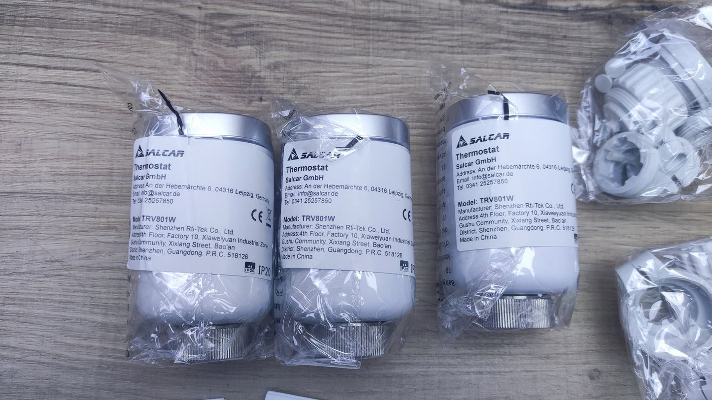 SALCAR Smart Home Heizkörperthermostat TRV801W 3er Set, I37520