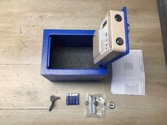 Yale Elektronischer Tresor YSV/170/DB2/B, 3,8L, Mini, Blau, I38455