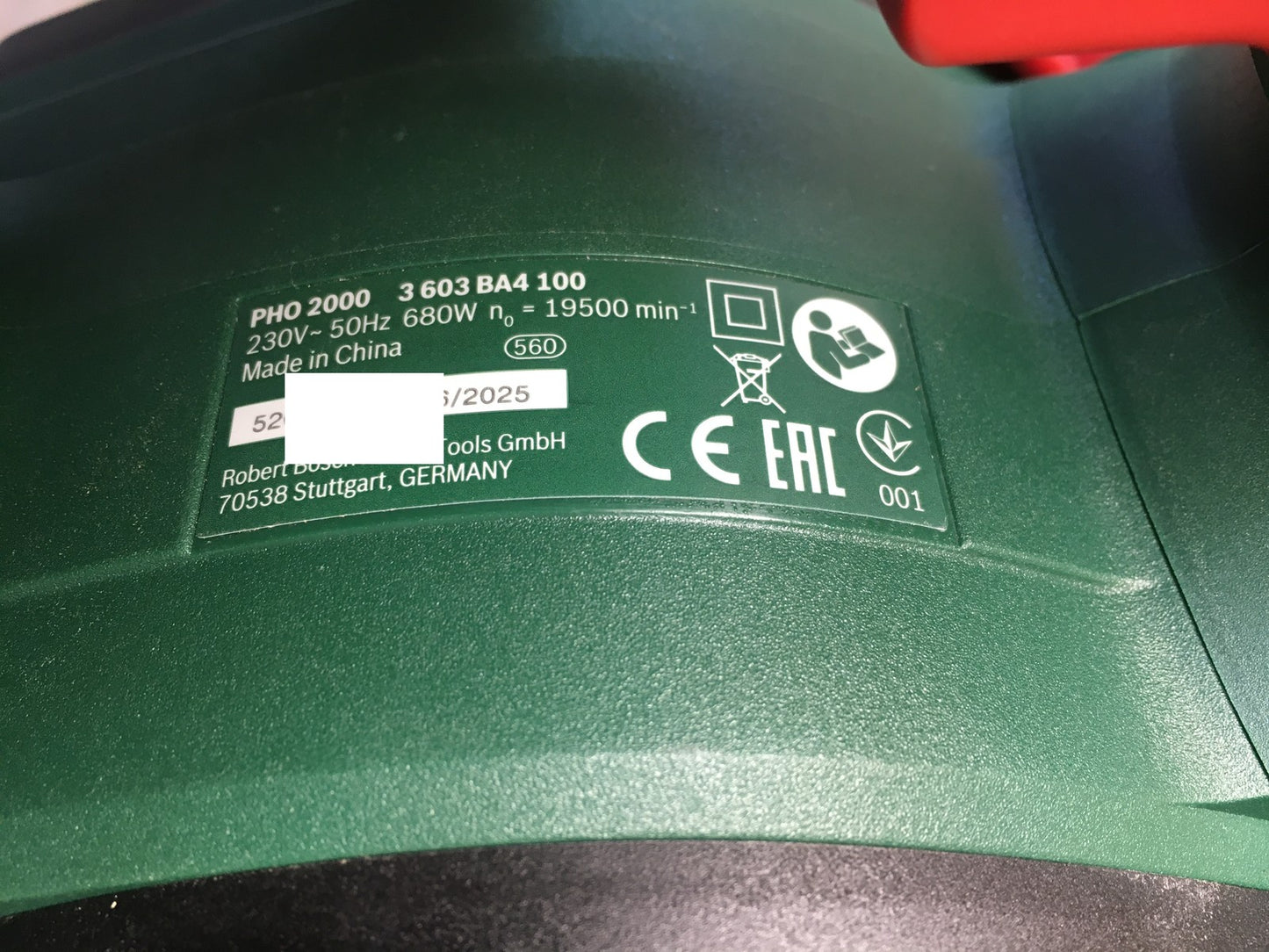 Bosch DIY PHO 2000 Elektro-Hobel 680W, I38311