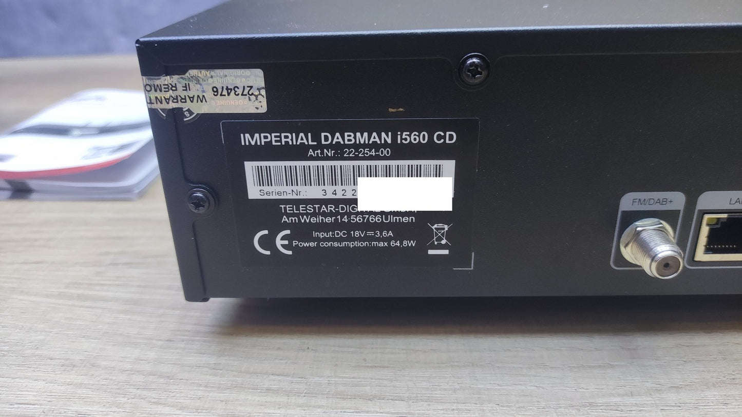 Imperial DABMAN i560 CD HiFi Anlage mit Verstärker und CD Player, I37821