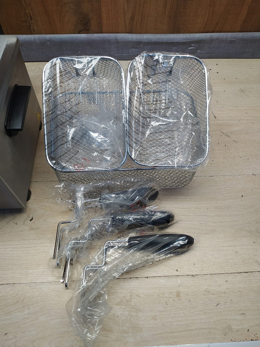 Princess 185000 Fritteuse, 5 L, 3 Frittierkörbe, I36366