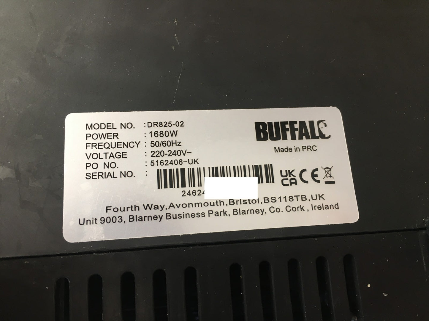 Buffalo DR825 Stabmixer mit Schallschutzgehäuse 2,5 L, I37817