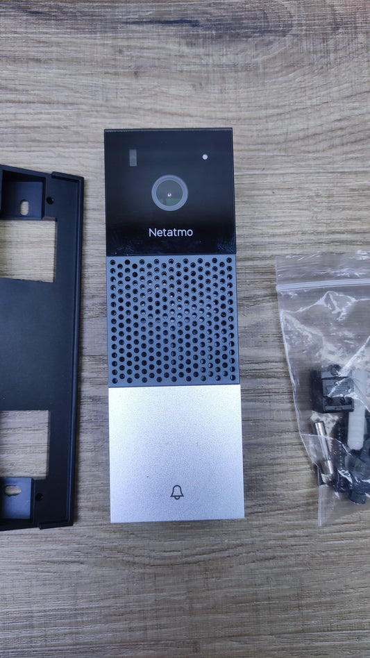 Netatmo Smarte Video-Türklingel mit Kamera, WLAN, 2-Wege-Audio, I36126