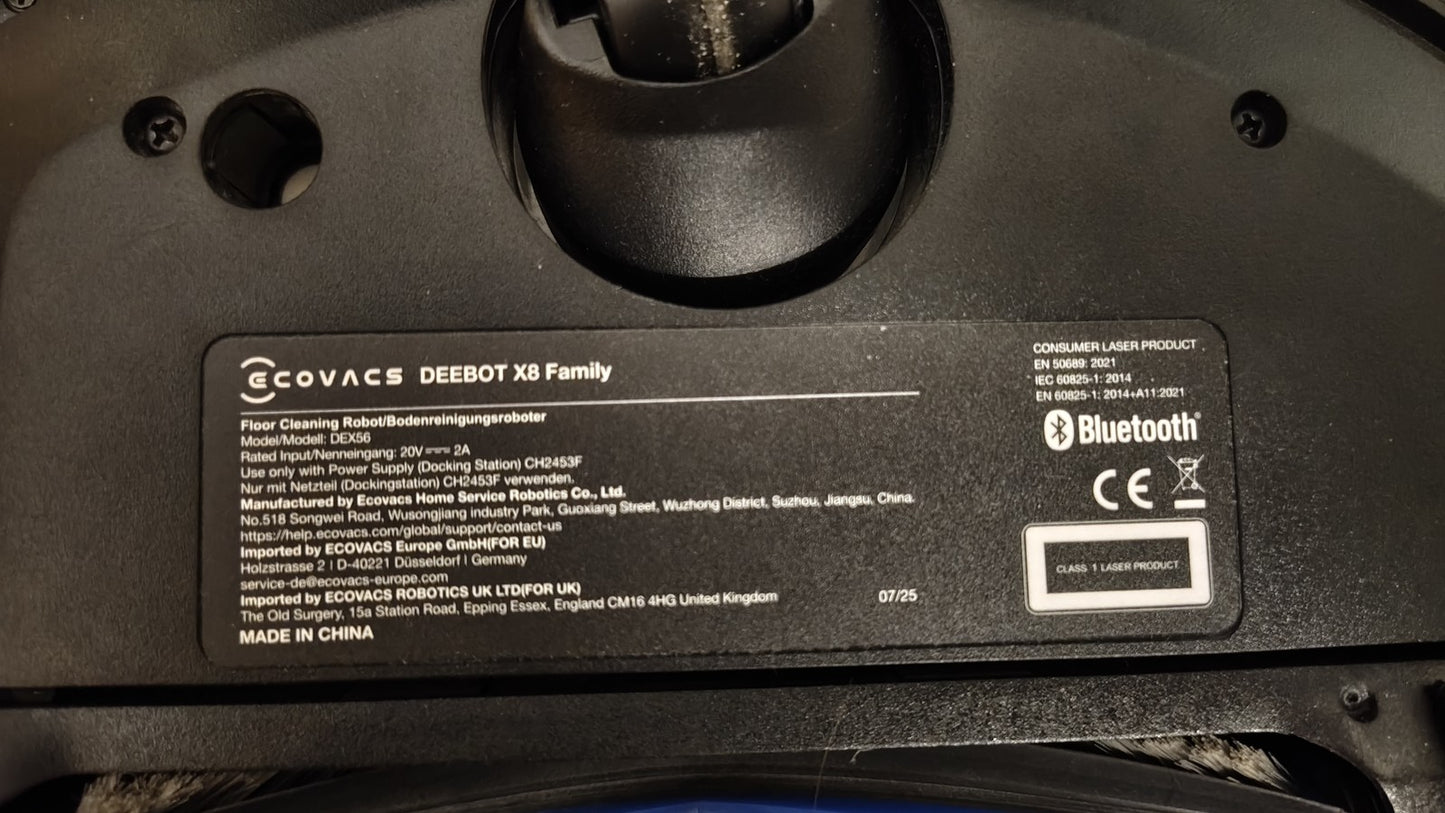 Ecovacs Deebot X8 Family Saugroboter mit Wischfunktion inkl. Station I39768