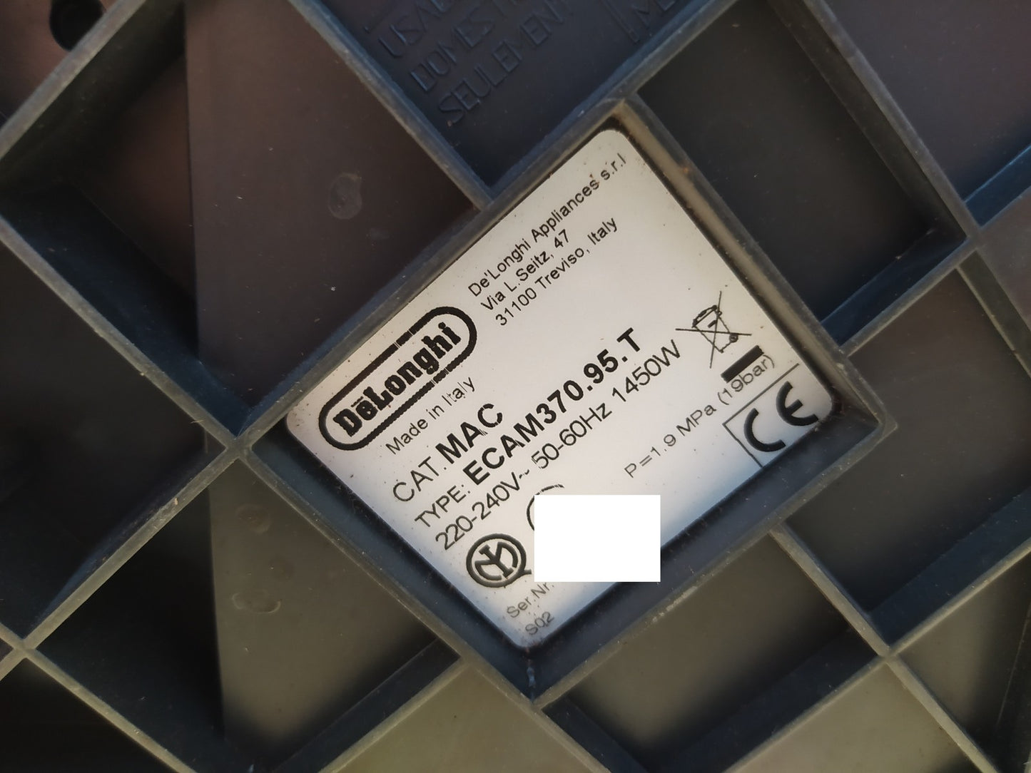 DeLonghi Dinamica Plus ECAM370.95.T Kaffeevollautomat I37692