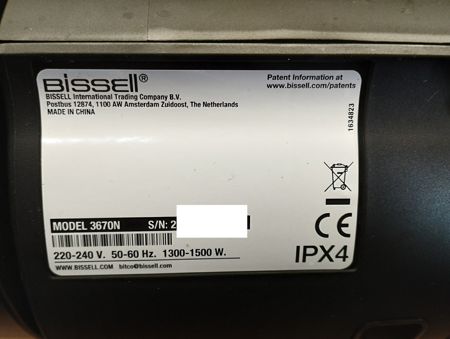 BISSELL Revolution HydroSteam 3670N Teppichreiniger Nasssauger, I39495