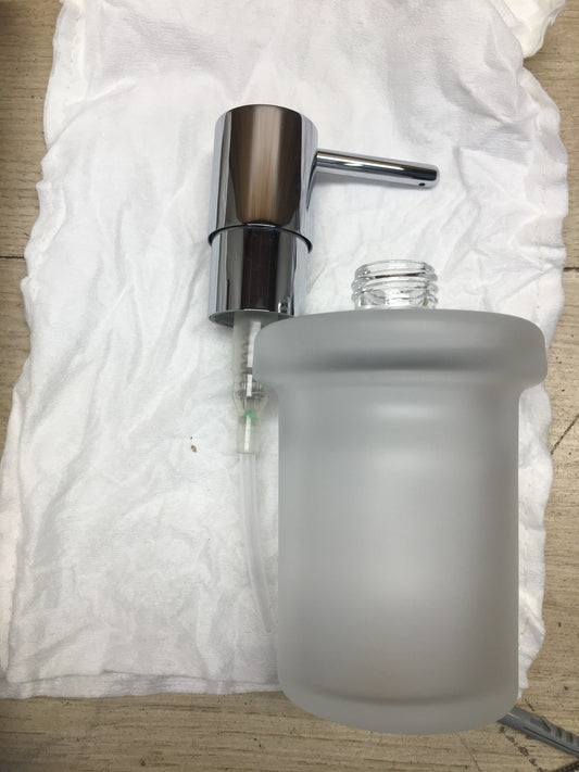 GROHE Start Cube klebbarer Seifenspender für das Bad 41098000, 160 ml, I38605