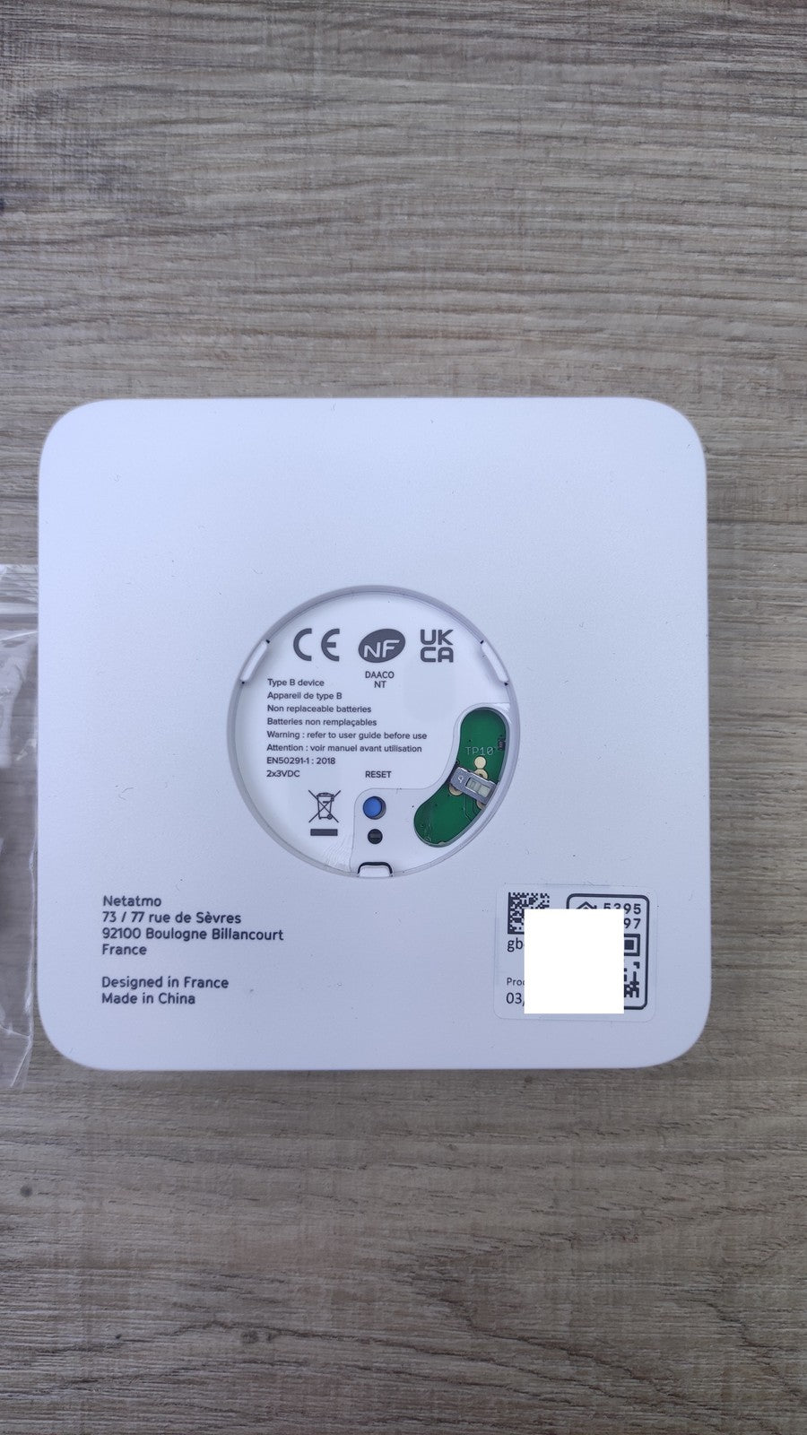 Netatmo NCO-FR Kohlenmonoxidmelder, I38974