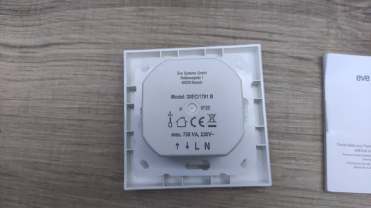 Eve Shutter Switch Smarte Rollladensteuerung mit integrierten Zeitplänen, I35239