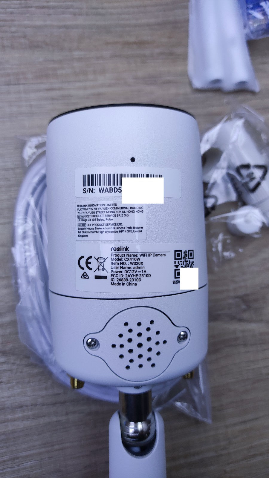 Reolink 4MP PoE Überwachungskamera CX410, weiß, I35956