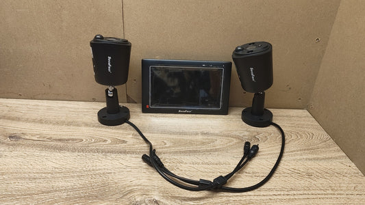 SecuFirst CWL401 Überwachungsset Aussen mit Monitor und 2 Kameras, I40194