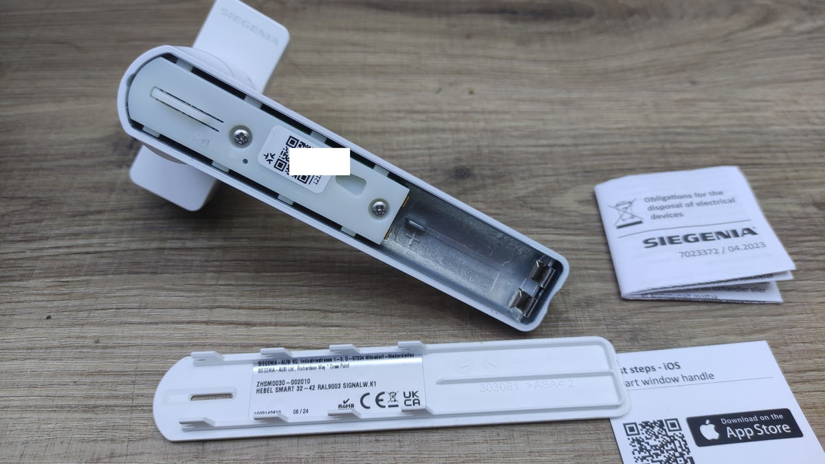 SIEGENIA Smarter Fenstergriff weiß, Matter, I40782