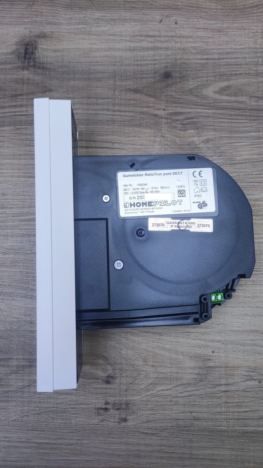 HOMEPILOT RolloTron pure DECT Gurtwickler (10302345), I37984