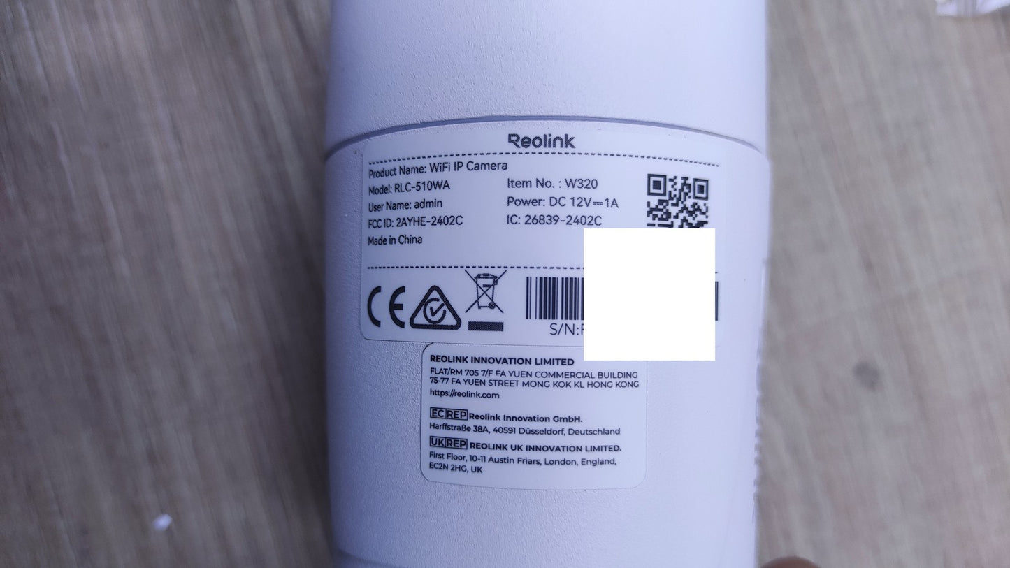 Reolink 5MP WLAN Überwachungskamera RLC-510WA, Aussen, I37100